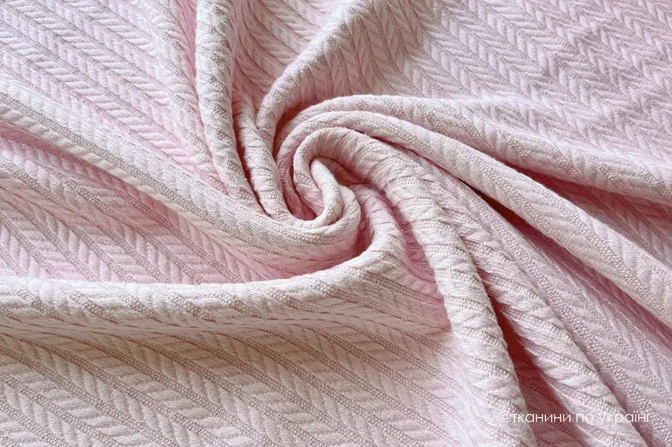 CLARA 3400001895 | Pique Fabric Pink High-Quality Textile