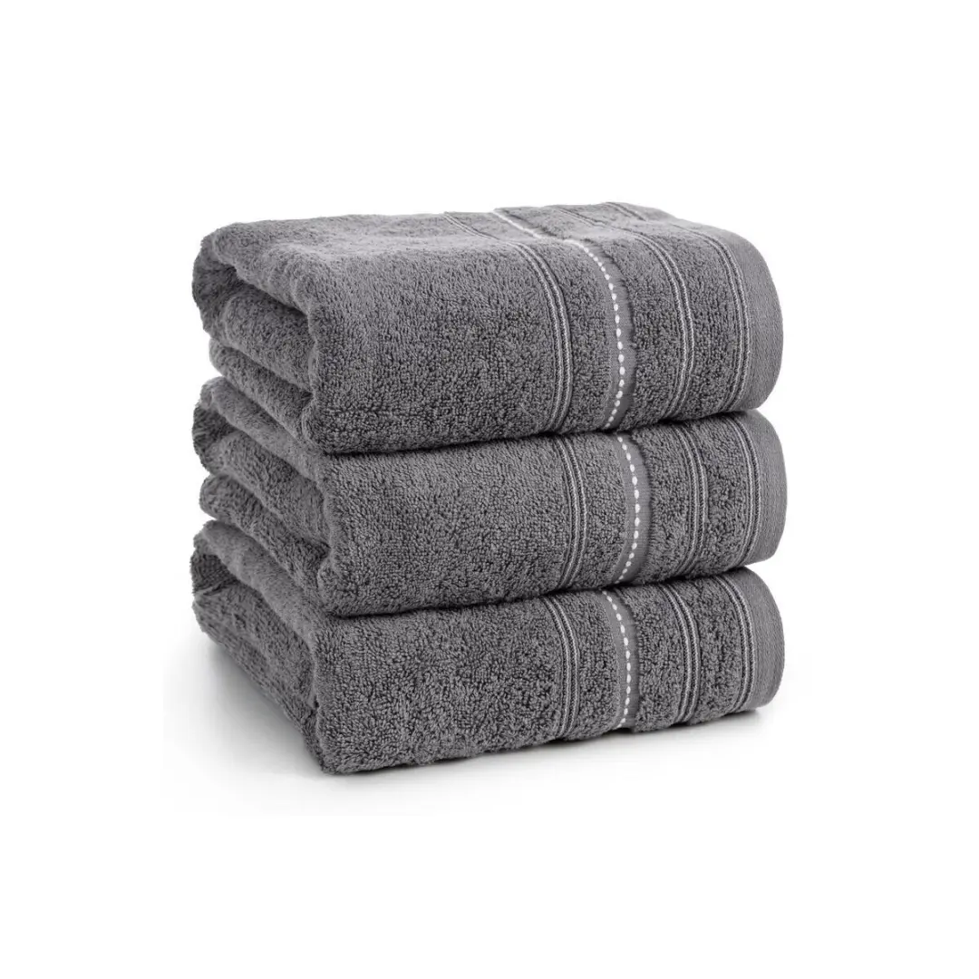 ELLA 3400001720 | Towel 50x90 cm Grey Cotton Blend
