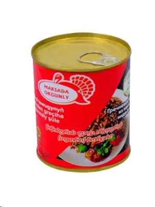 Maksada Okgunly | Hindi eti goşulan ýarma dänesi (0,380)kg