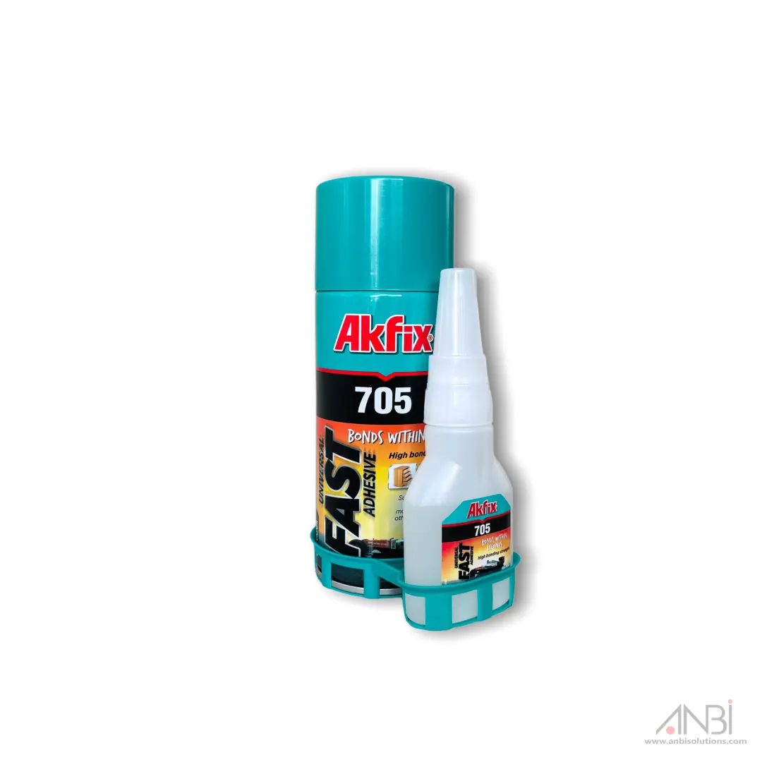 Akfix | Uniwersal ýelim MDF Kit B50 gr + 200 ml çalt ýelimi