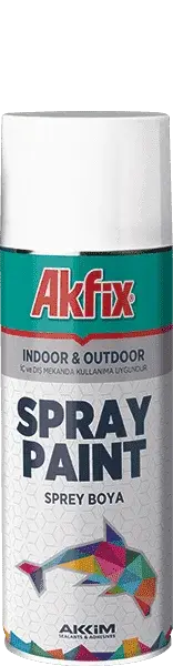 Akfix | Spray Paint Matte White RAL9003 400ml