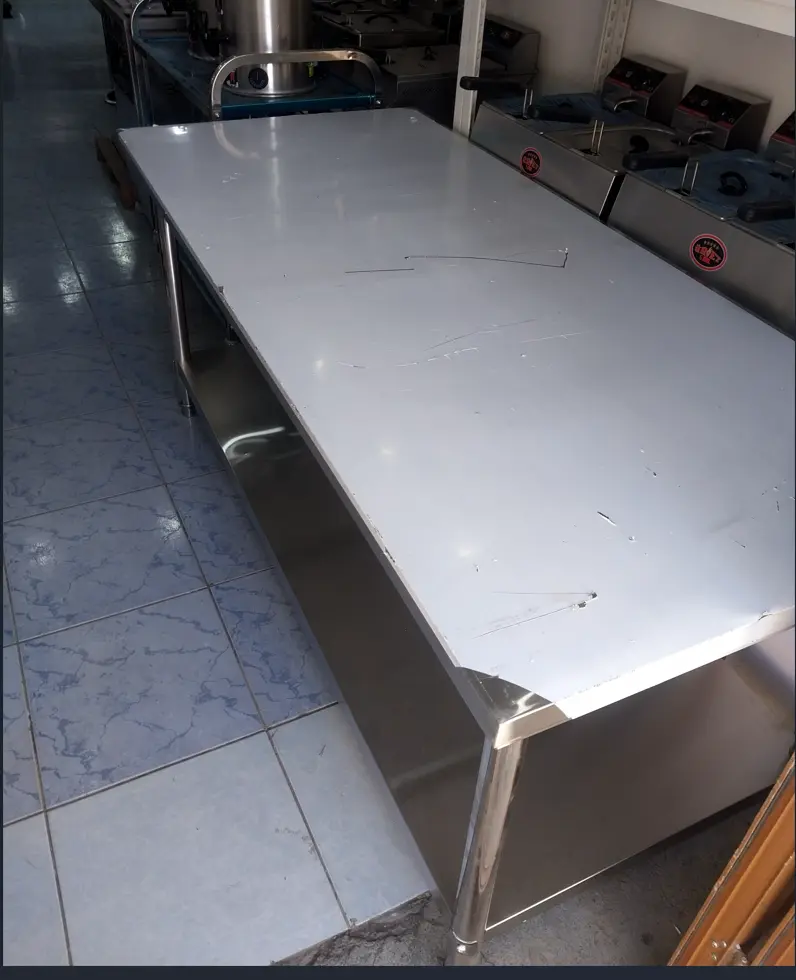 Stainless Steel Table 180×80×80 cm