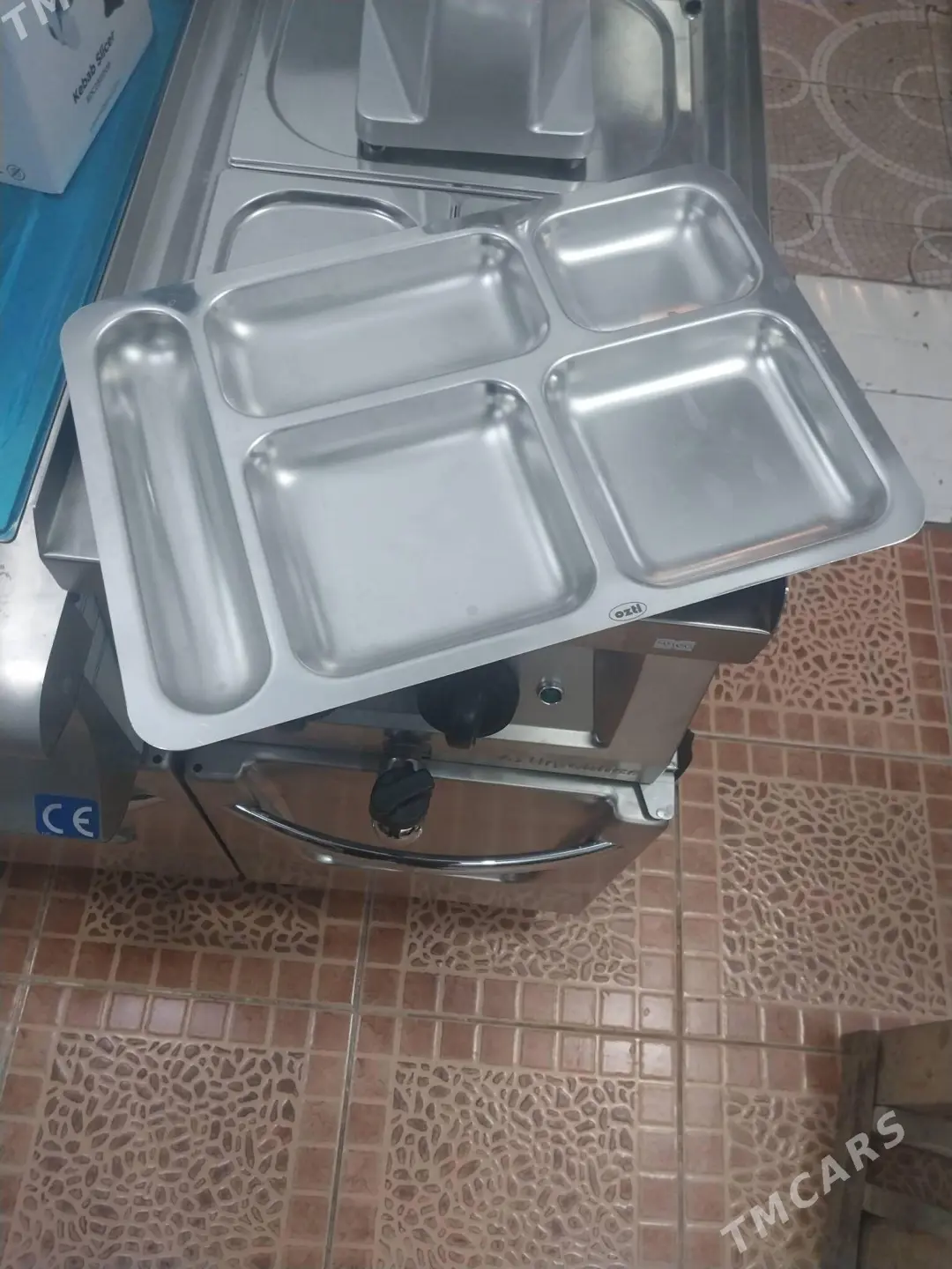 Canteen Tray Stainless Steel Multi-Compartment