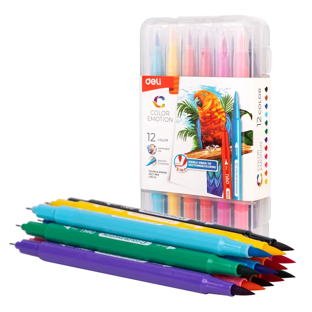 Deli C151-12 | Marker Set 12 Colors