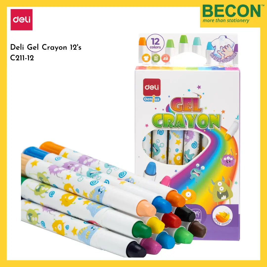 Deli C211-12 | Гелевые карандаши 12 цветов