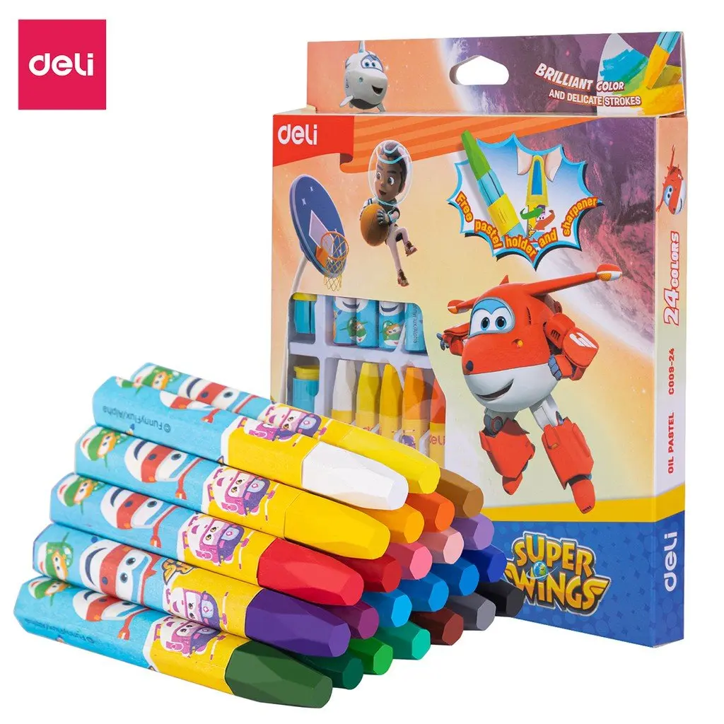 Deli C009-24 | Oil Pastel Set 24 Colors