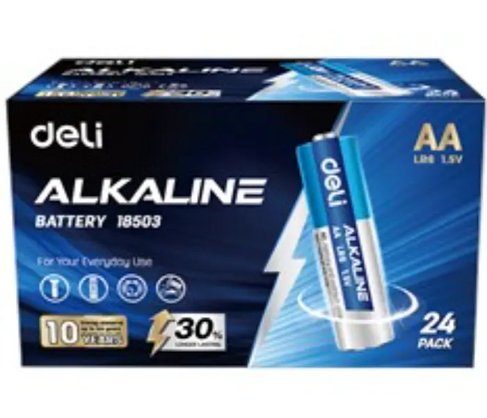 Deli No18503 | AA Alkalin Batareýa 1.5V Uzak Ömürli