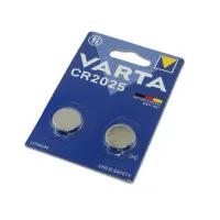 Varta CR2025 | Литиевая монетная батарейка 3В, упаковка 2 шт