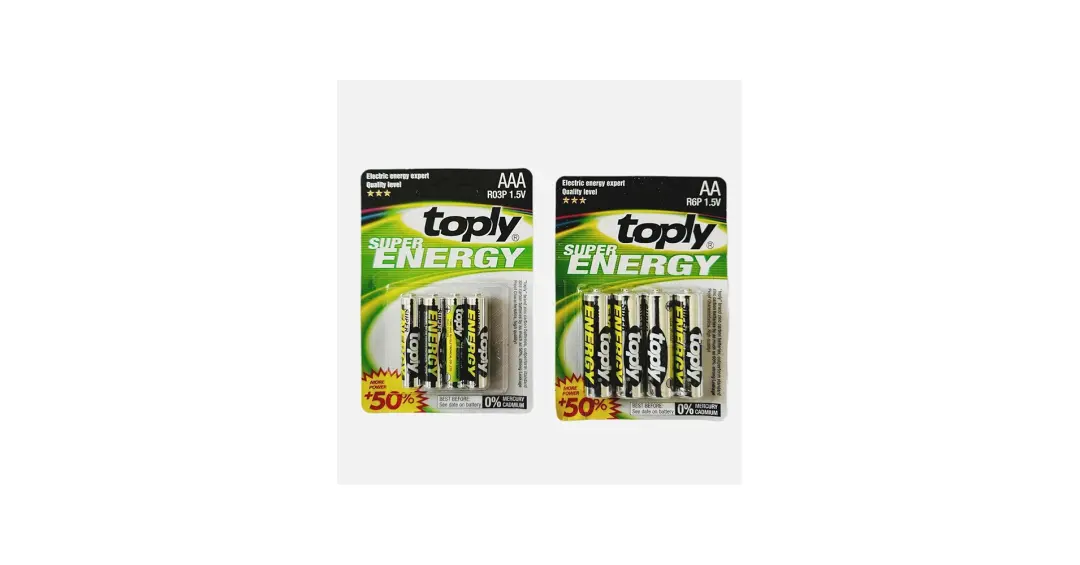 Toply Super Energy AAA R03P | Batareýka 1.5V Uzak Ömür