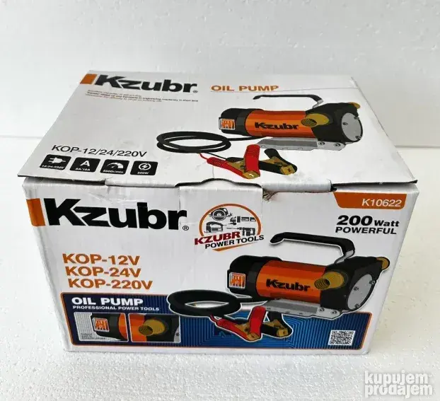 Kzubr KOP-12V | Diesel Pump 12V DC Efficient Fuel Transfer