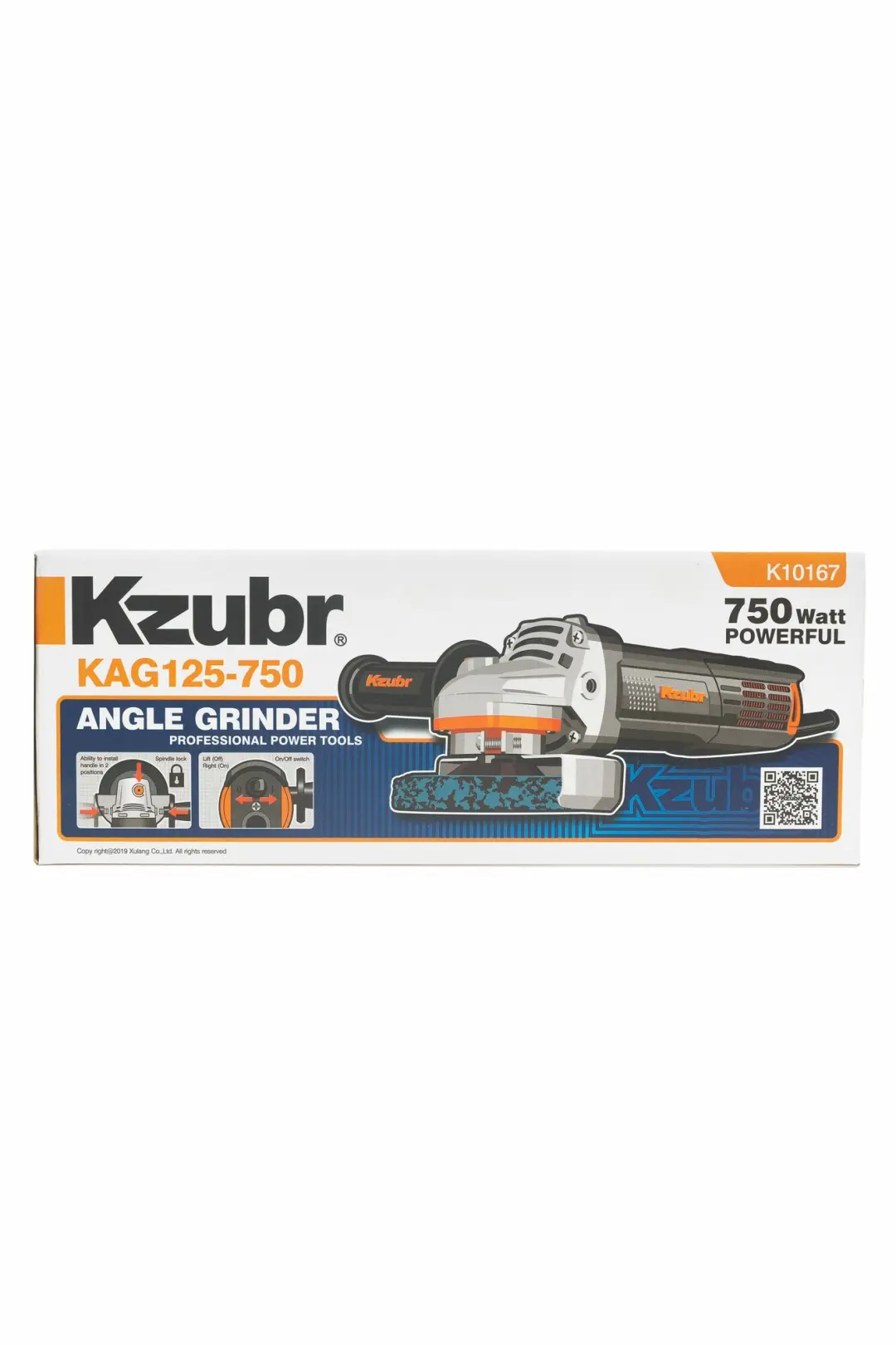 Kzubr KAG125-750 | Angle Grinder 750 W 125 mm