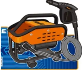 Kzubr KHPW-1850 | High-Pressure Washer Durable Build