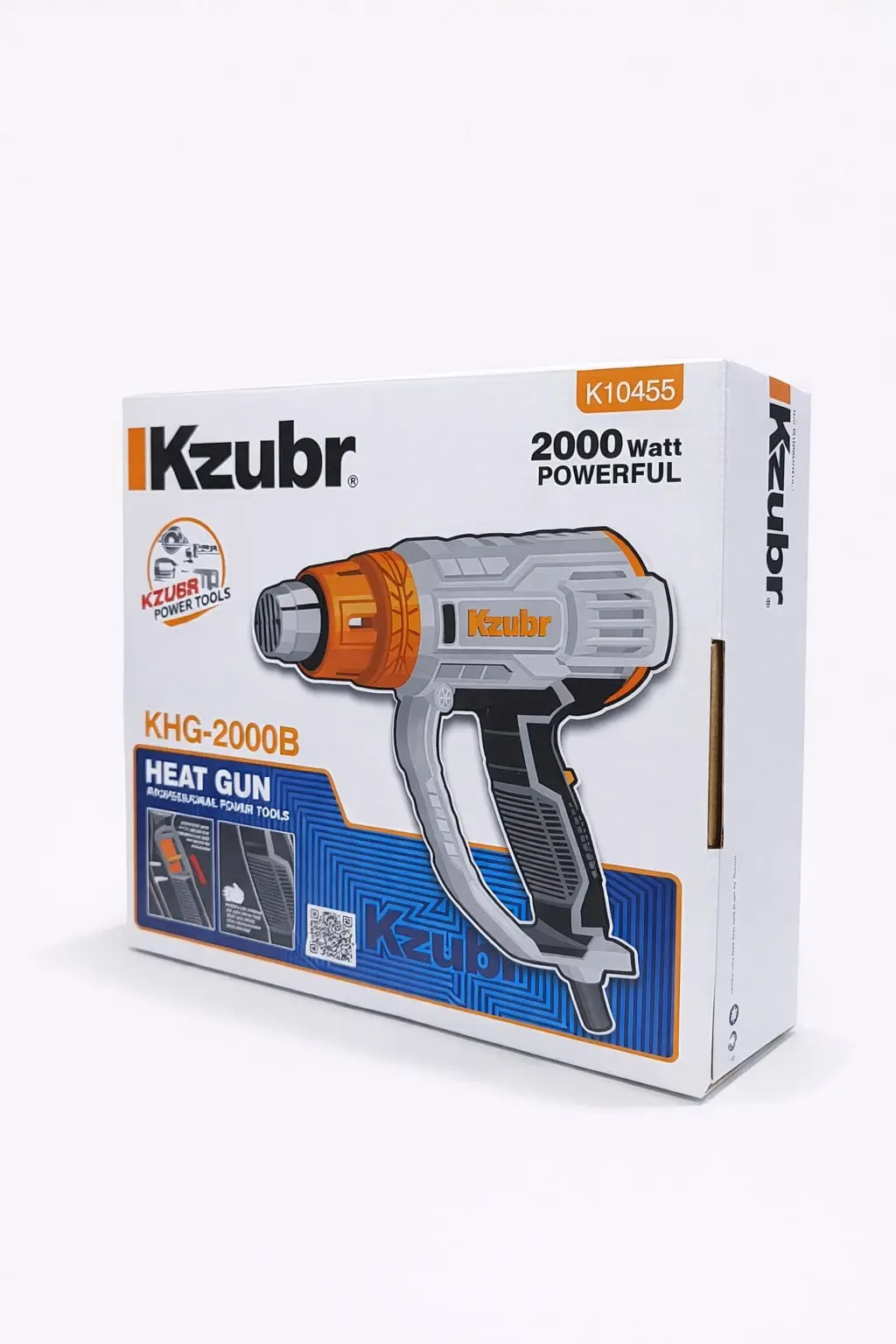 Kzubr KHG-2000C | Термопистолет 2000 Вт с регулировкой температуры