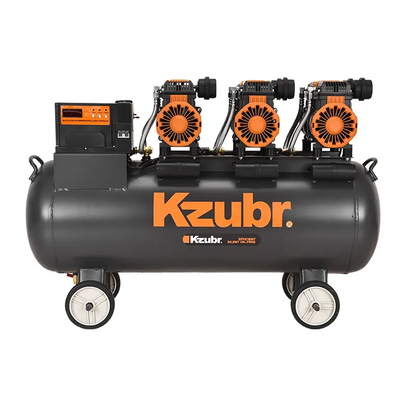 Kzubr KAC-100L | Oil-Free Air Compressor 3x1350W 100L Tank