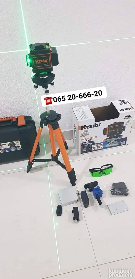 Kzubr KLL-G12-TD | Lazer derejesi ýaşyl ýokary takyklyk