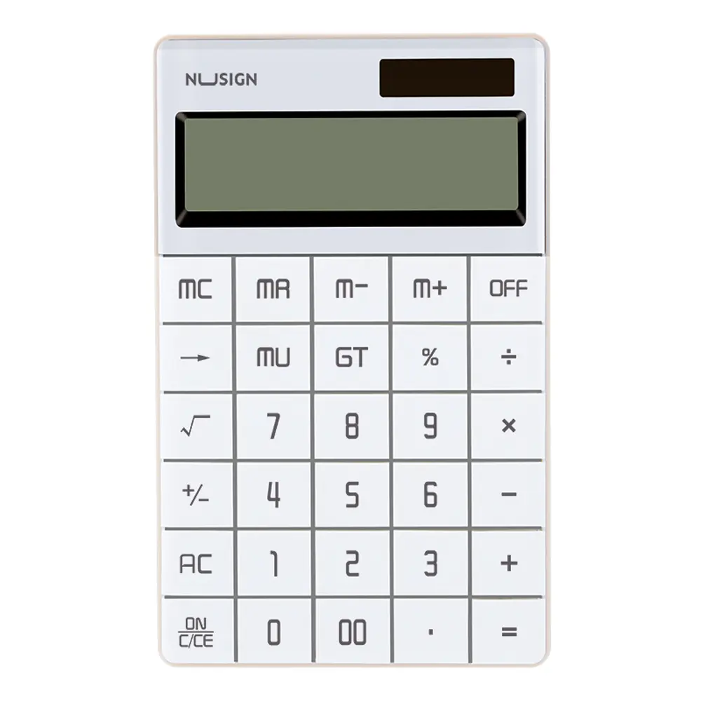 Deli NS041 | Calculator White, Manufacturer Warranty