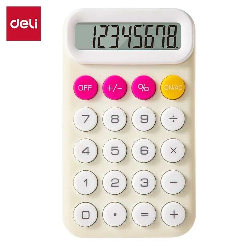 Deli Pupubaby M12 | Kalkulýator 8 Sanly Kiçi Ölçegli