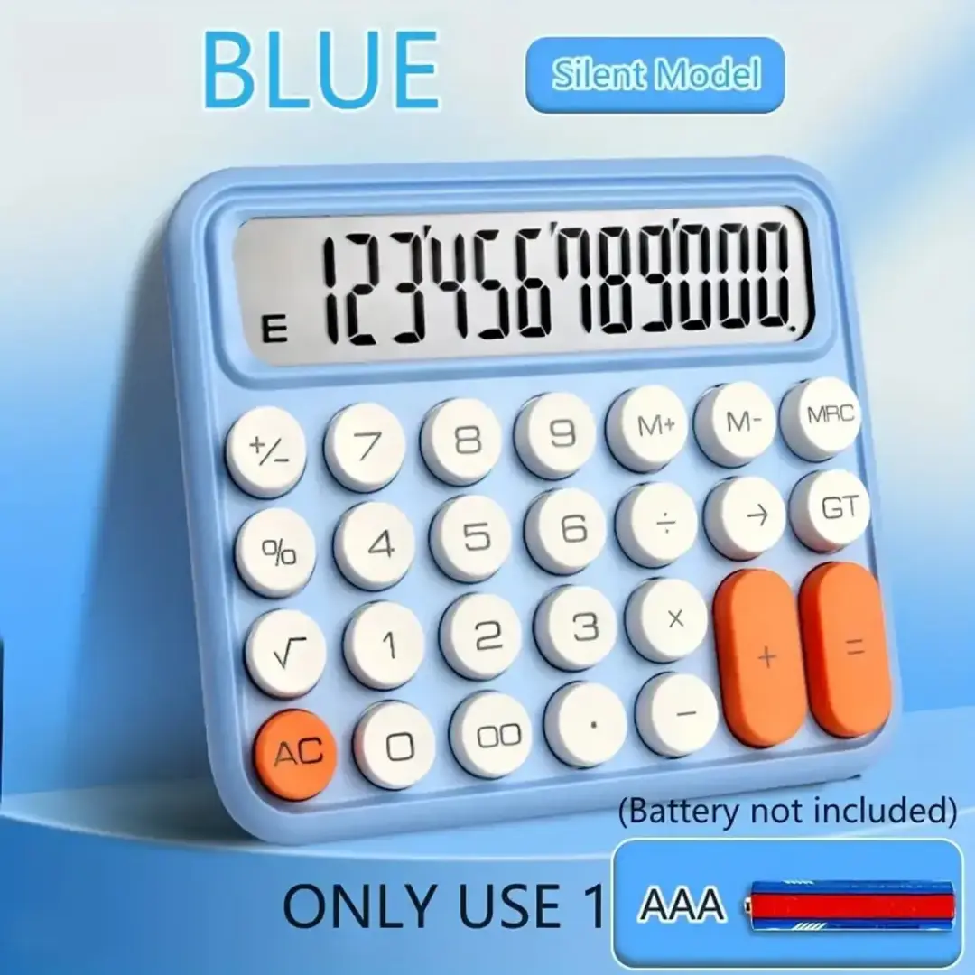 Dexin DX-8869 | Калькулятор большой дисплей, двойное питание
