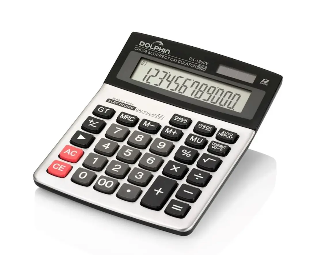 Dolphin CX-1200 | Kalkulýator 12 belgili uly LCD ekran