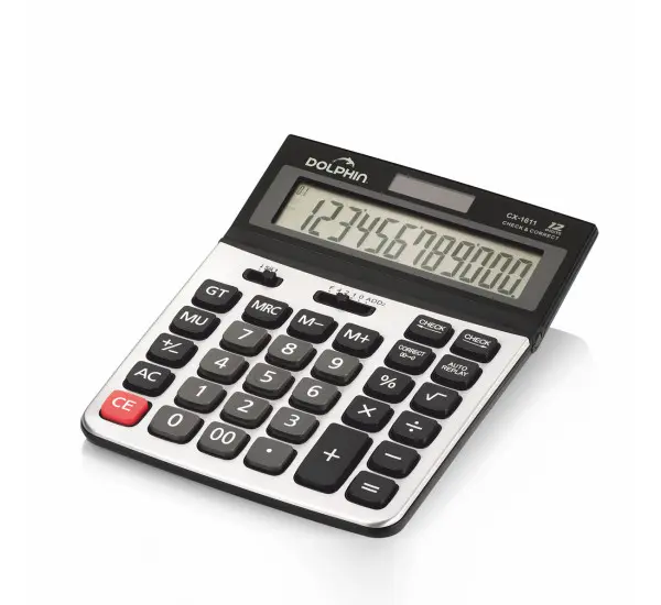 Dolphin CX-1611 | Desktop Calculator Large LCD Display
