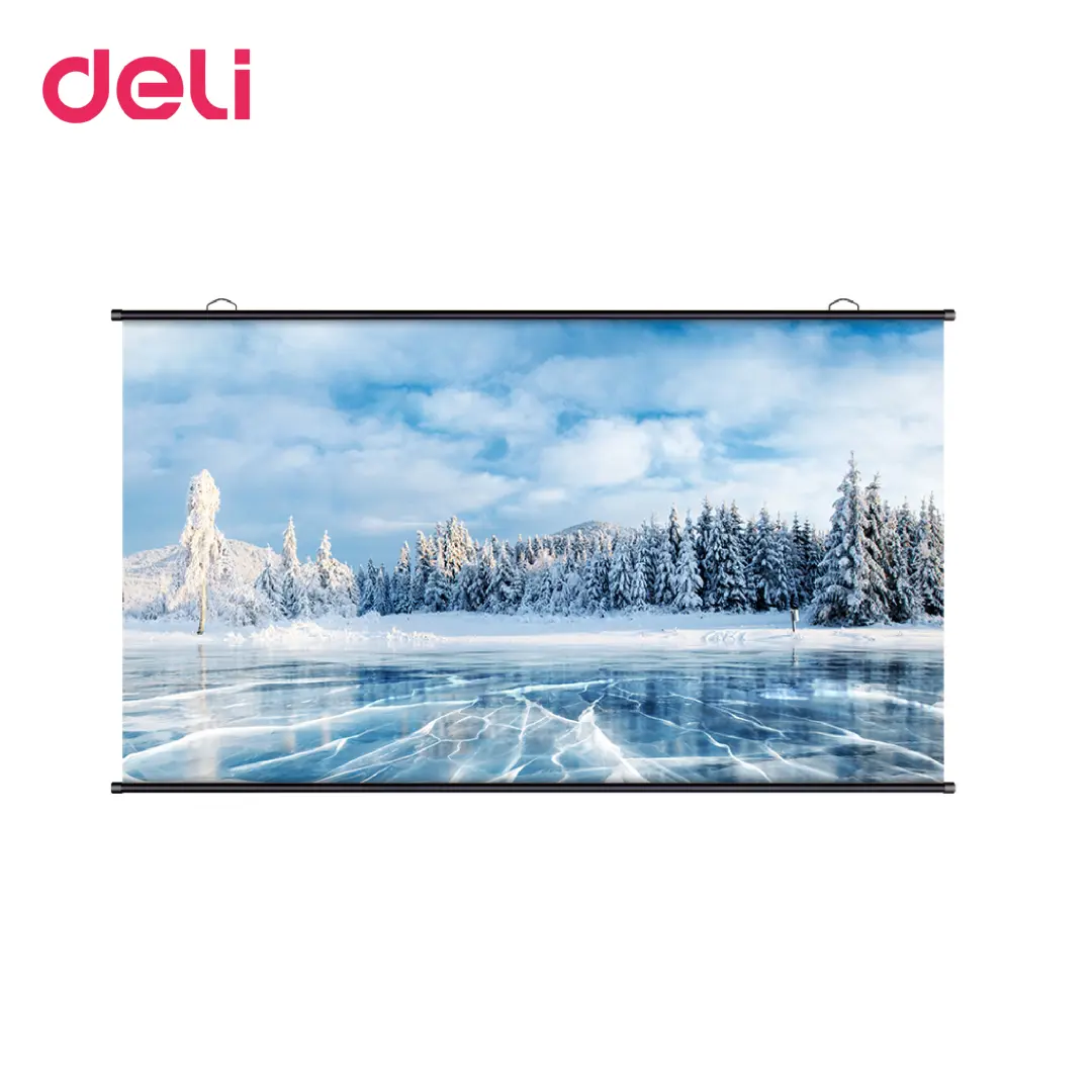 Deli 50448-EU | Hanging Projection Screen 100 inch
