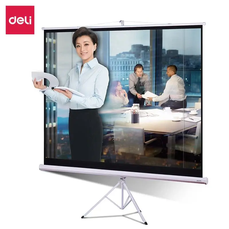 Deli 50491 | 100 düým proýektor ekrany