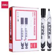 Deli EU00120 | Ak Tagta üçin Marker Gara 2.0mm