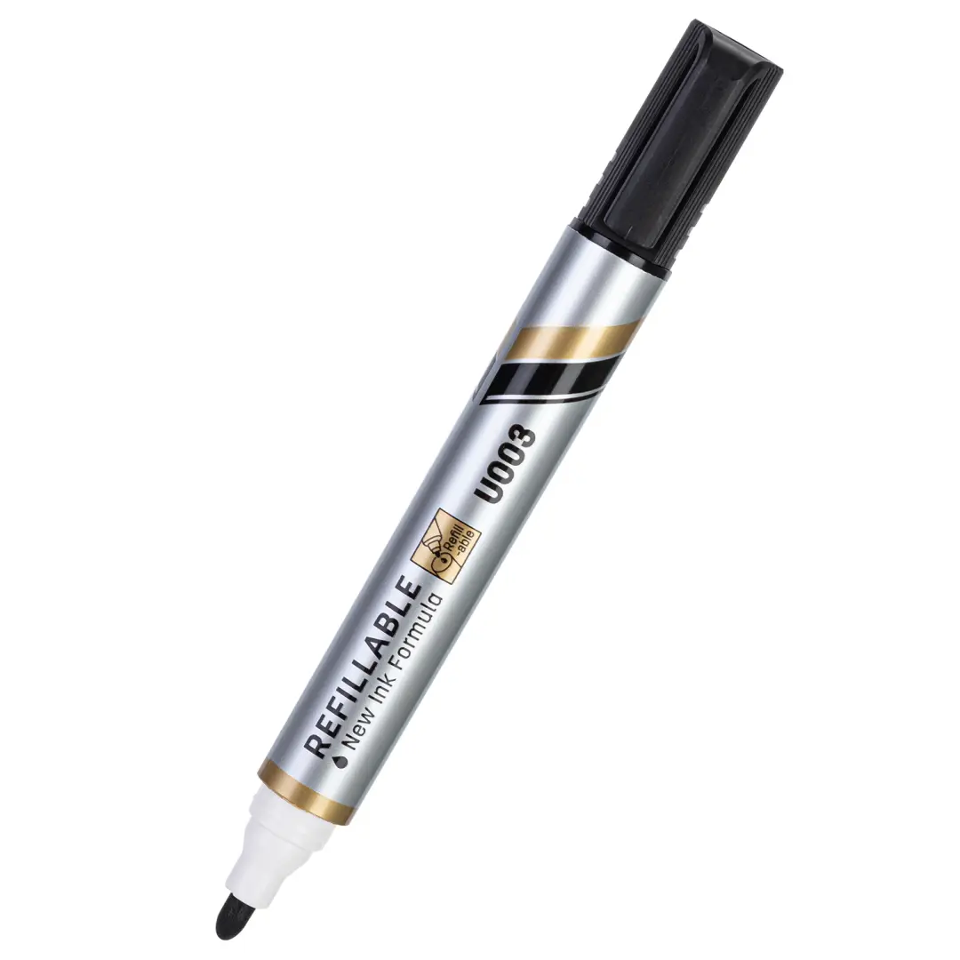 Deli EU00320 | Täzeden doldurylýan gara marker 2,0 mm