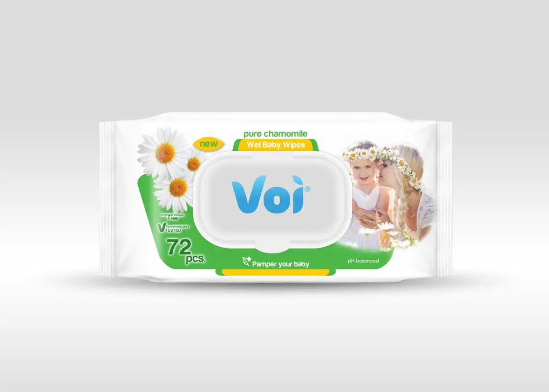 VOI SML-W001F | Baby Wet Wipes Pure Chamomile 72 pcs