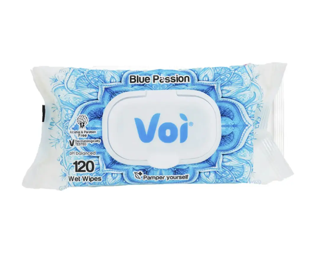 VOI SML-W011 | Wet Wipes Blue Passion 120 pcs Pack