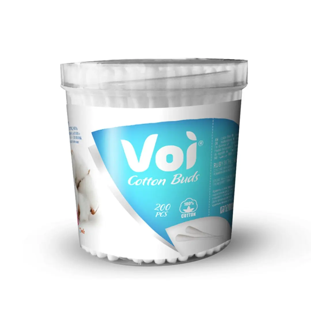 VOI SML-C002-1 | Cotton Buds 200 pcs Hygienic Multi-Use Pack