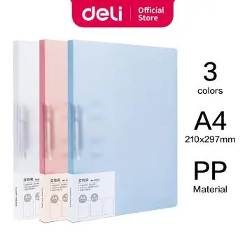 Deli 64516 | A4 Folder Polypropylene Durable