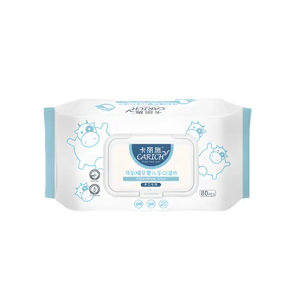 CARICH CBC013 | Baby Wet Wipes Milk Extract Pack 80 pcs