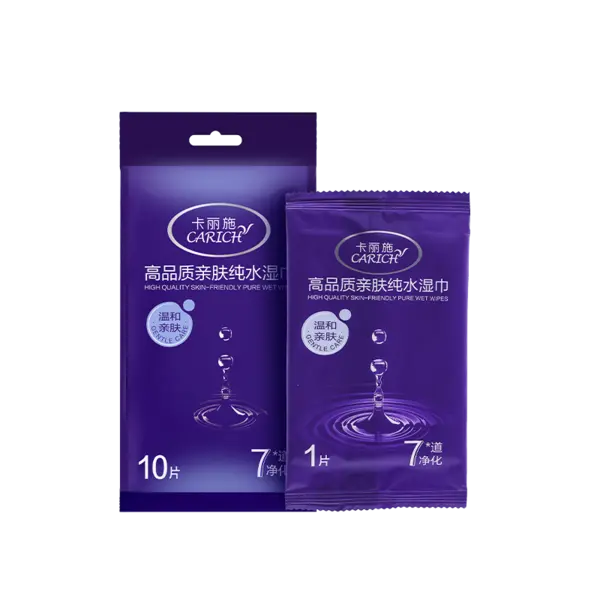 CARICH CBC037 | Skin Wipes Mineral Water-Based 10 Pack