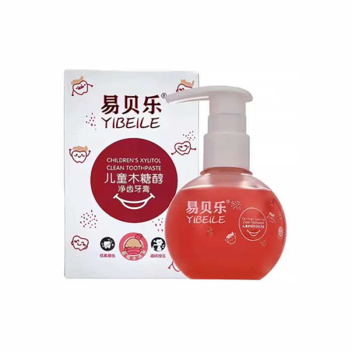 YIBEILE EAA019 | Çaga Diş Pastasy 170g Ksilit Çilekli Doňduryjy