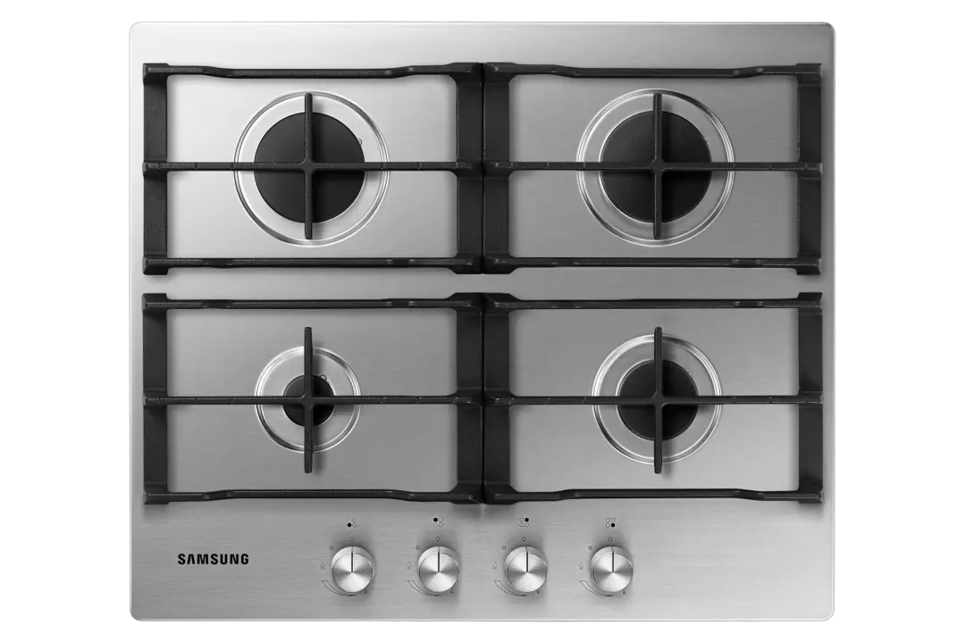 Samsung NA64H3010AS/WT | Gas Hob 4 Burners Stainless Steel