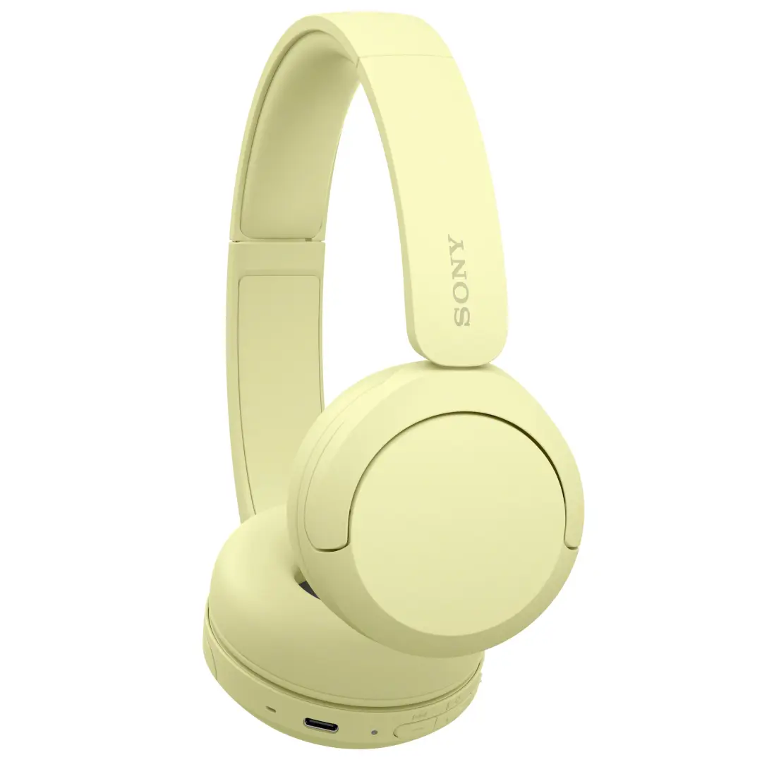 SONY WH-CH520/YZ | Беспроводные Bluetooth-наушники 50ч Жёлтые