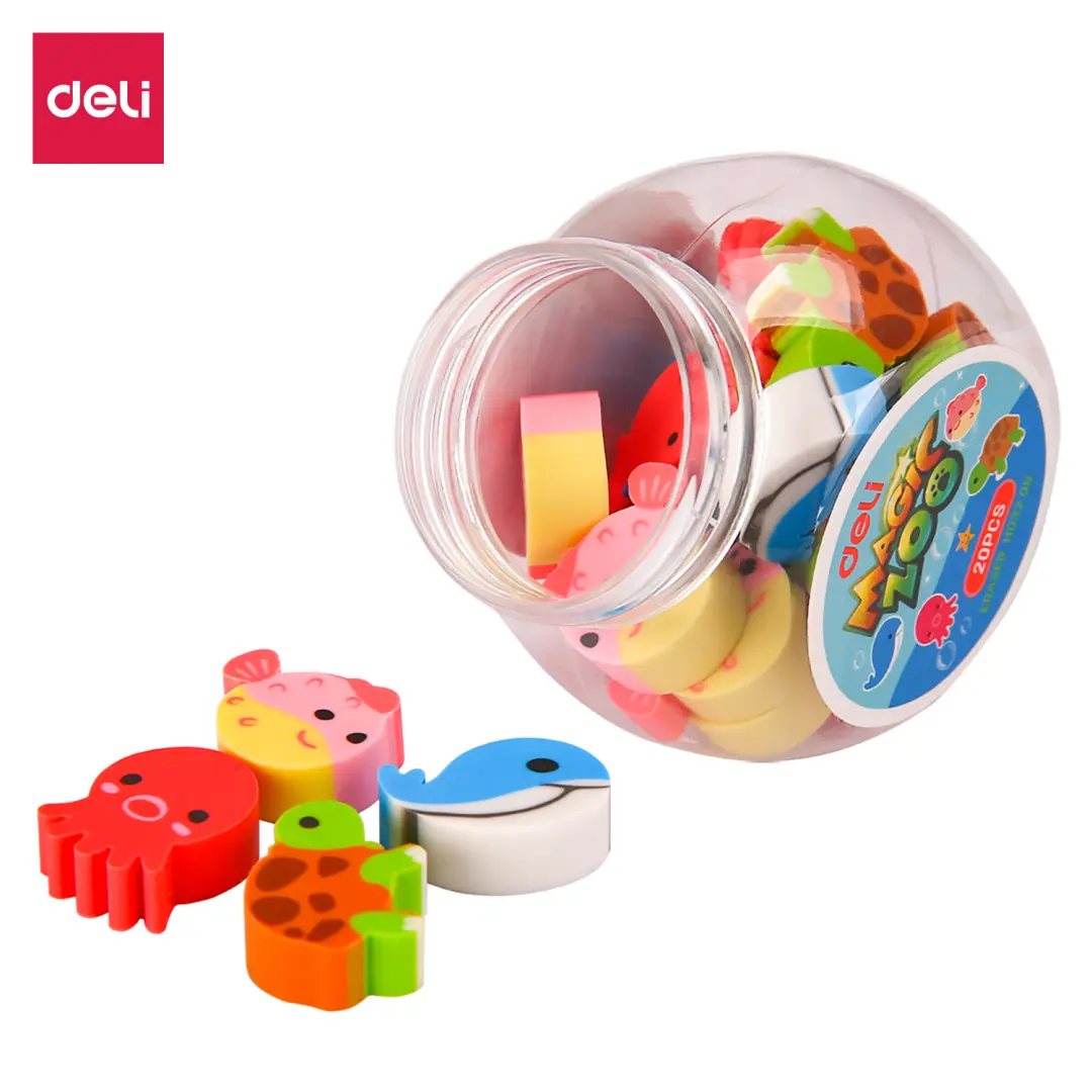 Deli H03206 | Eraser Bulk Pack 20 pcs Dust-Free