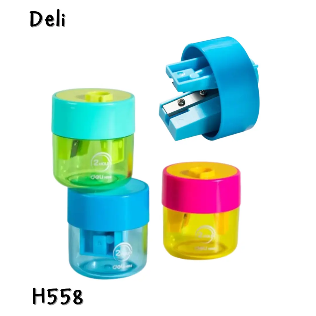 Deli H558 | Pencil Sharpener Manual Durable Plastic