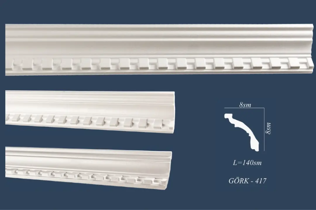 GORK-417 | Decorative Cornice 140x8 cm