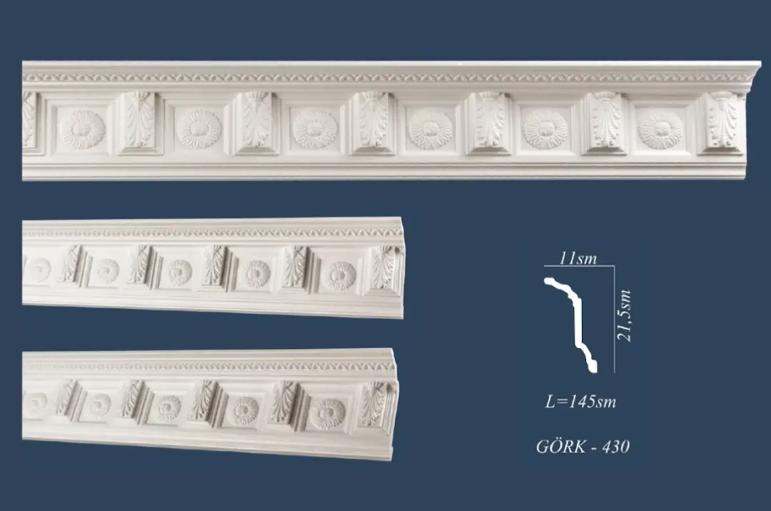 Ajayyp gork gork-430 | Decorative Cornice 140x21.5 cm