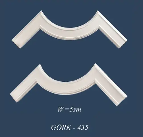Ajayyp gork Gork-435 | Wall Line Angle 40x5 cm Steel