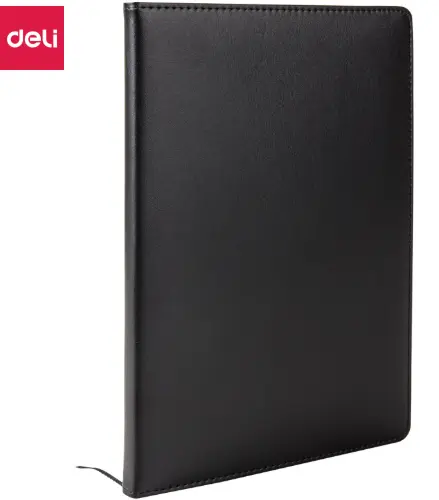 Deli N111L | Notebook Black Durable Cover