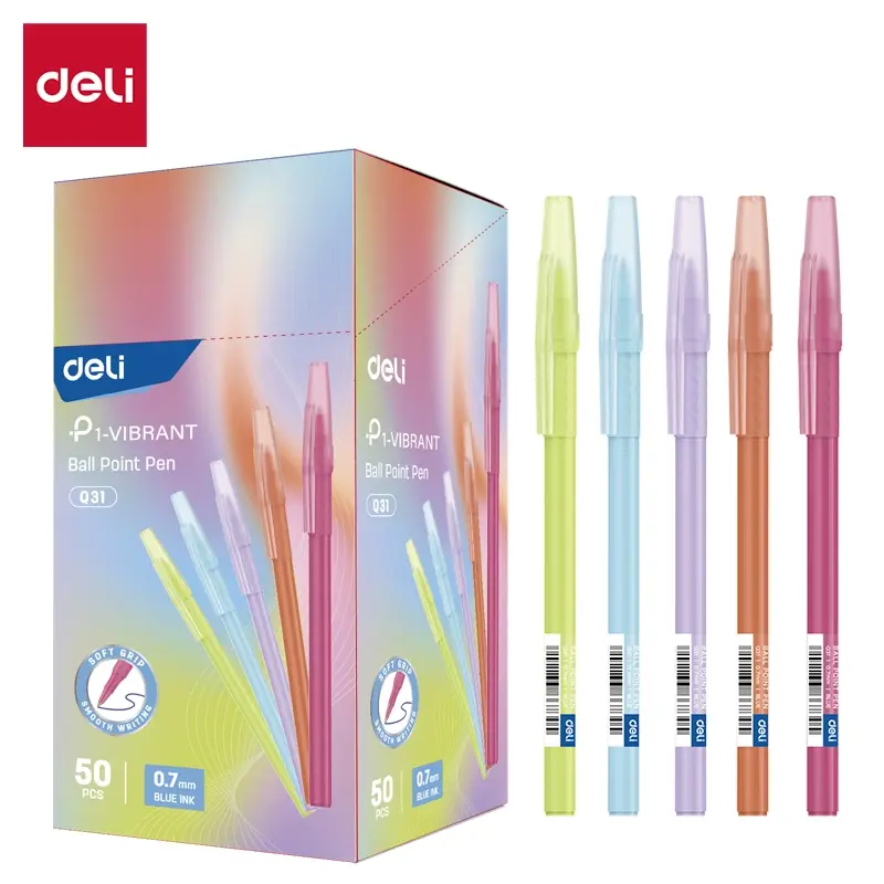 Deli Q31 | Ball Point Pen Vibrant Ink