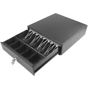 CASH BOX BN00000038 | Кассовый ящик черный стальной безопасный