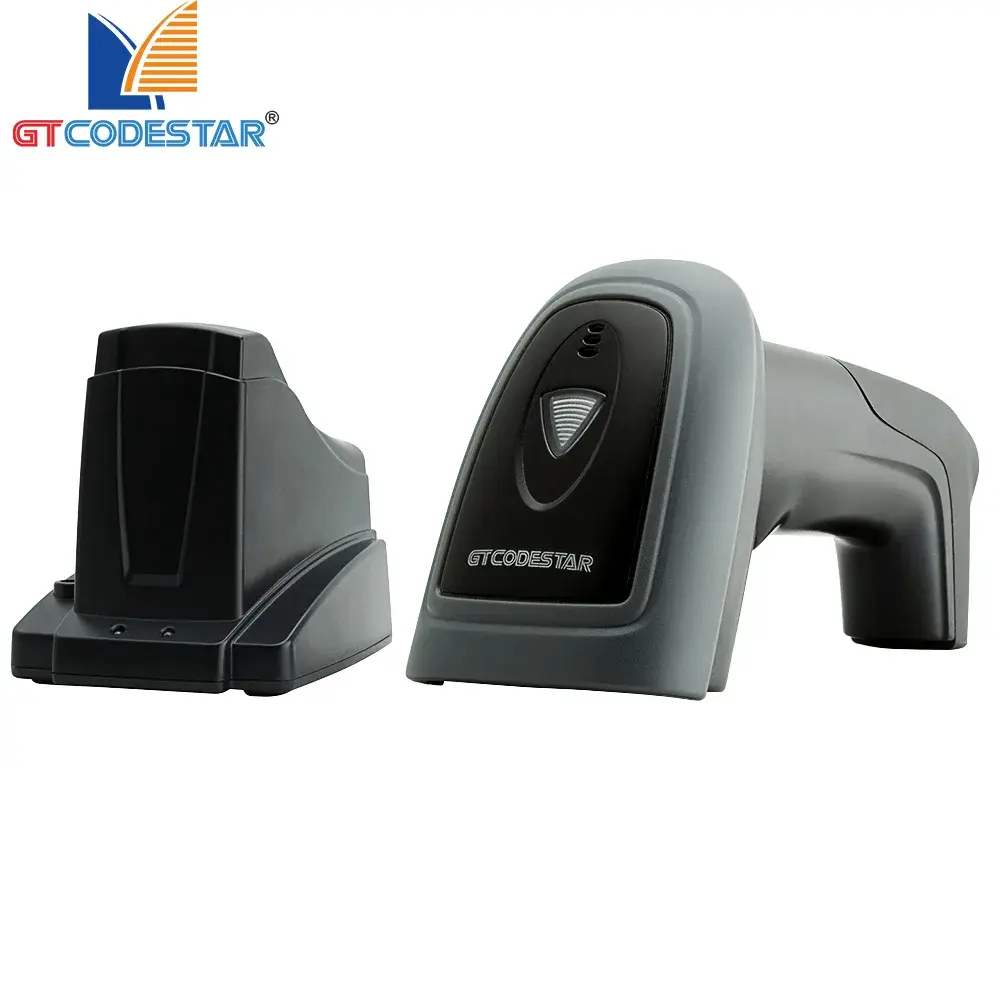 GTCODESTAR X-1901C | Беспроводной 2.4G 1D CCD сканер штрих-кодов с подставкой