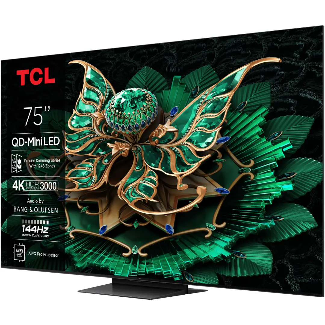 TCL 75C7K | Akylly Telewizor 75 dýuým QD-Mini LED 4K UHD 144Hz