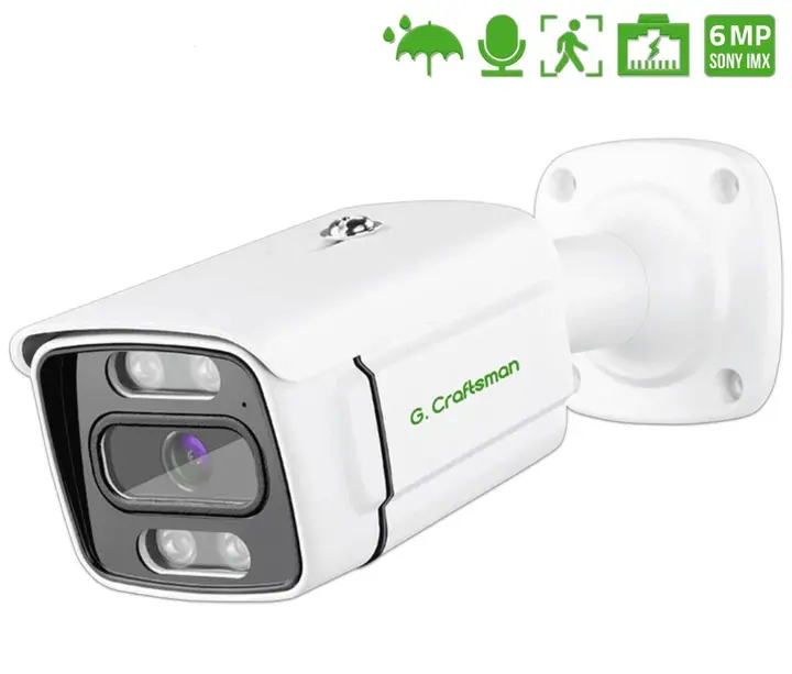 CRAFTSMAN GA-YUVD-M6G | Camera 6MP PoE Outdoor Varifocal
