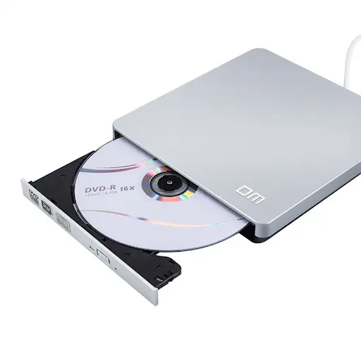 DM SAP207 | Внешний DVD RW Привод USB Серебристый