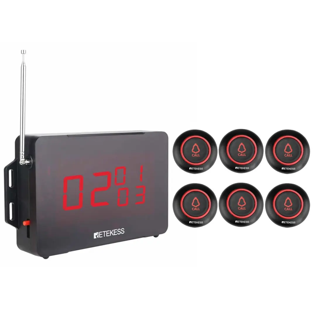 RETEKESS TD136 | LED displeý alyjy restoran çagyrma ulgamy POS